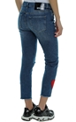 LOVE MOSCHINO-Jeans slim fit cu patch inima